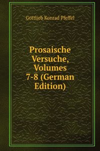 Poetische Versuche, Volumes 7-8 (German Edition)