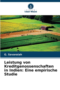 Leistung von Kreditgenossenschaften in Indien