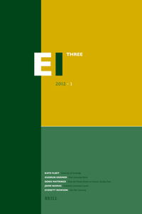 Encyclopaedia of Islam - Three 2012-1