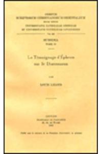 Le Témoignage d'Ephrem sur le Diatessaron