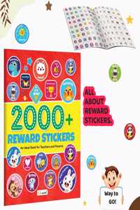 2000+ Reward Stickers : Kids Reward Stickers Book, Great for Teachers and Parents, Motivational and Fun Sticker Book with Over 2000 Stickers