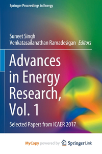 Advances in Energy Research, Vol. 1