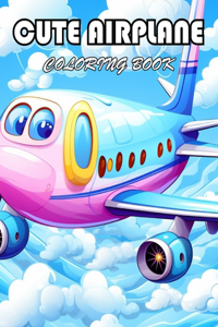 Cute Airplane Coloring Book