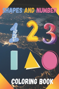 123 Shapes and Number Coloring Book