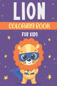 lion coloring book for kids