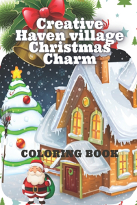 Creative Haven village Christmas Charm Coloring Book