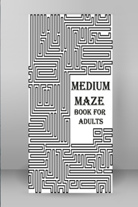 Medium Maze Book For Adults