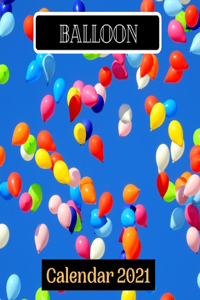 Balloon Calendar 2021