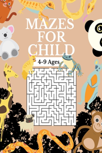 Mazes For Child 4-9 Ages