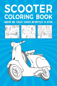 Scooter Coloring Book