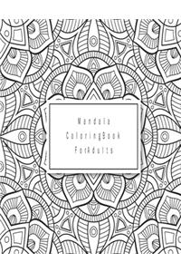 Mandala Coloring Book For Adults
