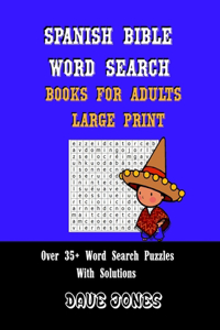 Spanish Bible Word Search Books for Adults Large Print