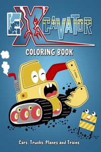 Excavator Coloring Book