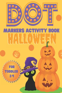 Dot markers activity book Halloween for toddler 2-4