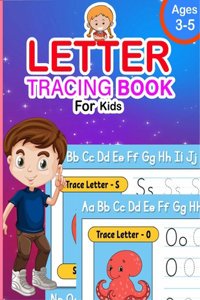 Letter Tracing Book for Kids Ages 3-5