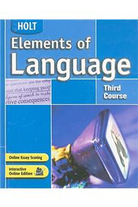 Elements of Language: Student Edition Grade 9 2004