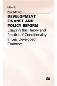 Development Finance and Policy Reform