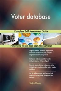 Voter database Complete Self-Assessment Guide