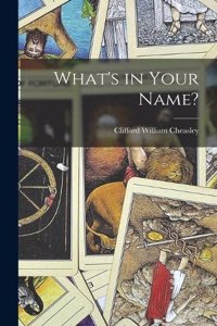 What's in Your Name?