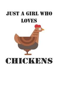 Just A Girl Who Loves Chickens