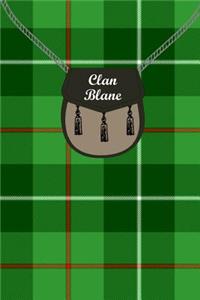Clan Blane Tartan Journal/Notebook