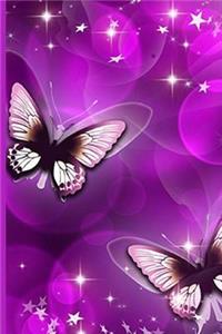 Purple Butterflies Journal