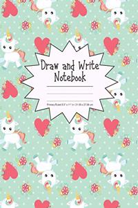 Draw and Write Notebook Primary Ruled 8.5