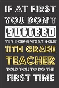 If At First You Don't Succeed Try Doing What Your 11th Grade Teacher Told You To Do The First Time