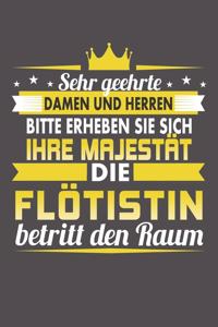 Sehr Geehrte Damen Und Herren Bitte Erheben Sie Sich Ihre Majestät Die Flötistin Betritt Den Raum