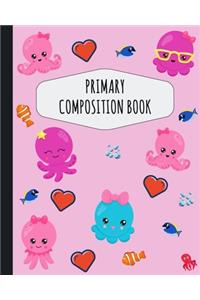 Octopus Primary Composition Book
