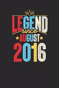Legend Since August 2016