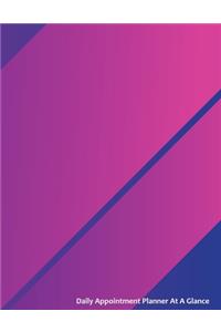 Daily Appointment Planner At A Glance