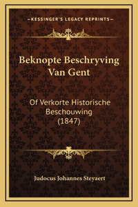 Beknopte Beschryving Van Gent