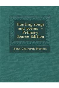 Hunting Songs and Poems