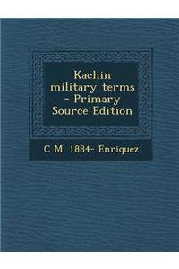 Kachin Military Terms