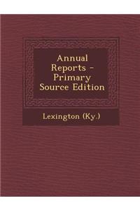 Annual Reports