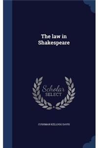 law in Shakespeare