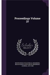 Proceedings Volume 37