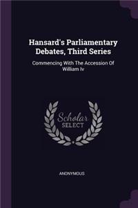 Hansard's Parliamentary Debates, Third Series