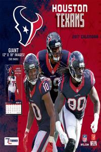 Cal 2017 Houston Texans 2017 12x12 Team Wall Calendar