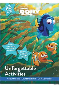 Disney Pixar Finding Dory Unforgettable Activities with Cover mount