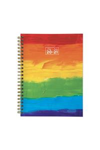 Cal 2021- Rainbow Paint Academic Year Planner