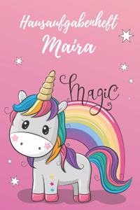 Hausaufgabenheft Maira