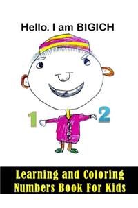Learning and Coloring Numbers Book For Kids