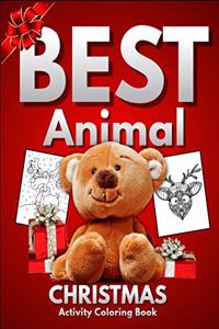 Best Animal Christmas Activity Coloring Book