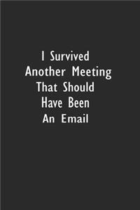 I Survived Another Meeting That Should Have Been An Email