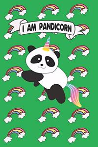 I am Pandicorn Gift for Girls