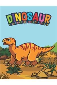 Dinosaur Coloring Books For Kids Ages 4-8