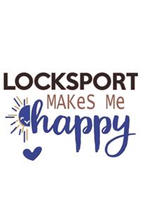 Locksport Makes Me Happy Locksport Lovers Locksport OBSESSION Notebook A beautiful