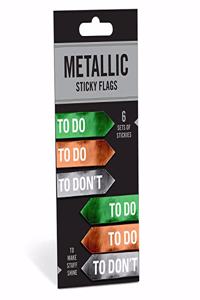 Knock Knock To Do / To Don't No Metallic Sticky Flags